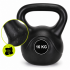 Kettlebell 16 kg, bitum cu invelis rezistent ABS, 28x23x30 cm, negru [8]