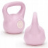 Kettlebell 2 kg, bitum cu invelis rezistent ABS, 16x19 cm, roz [6]