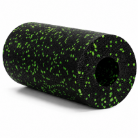 Rola pentru masaj si stretching din spuma EPP, duritate medie 50 Shore A, 30x15 cm, negru