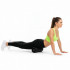 Rola pentru masaj si stretching din spuma EVA, duritate medie 55 Shore A, 33x13 cm, negru [12]