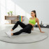 Rola pentru masaj si stretching din spuma EVA, duritate medie 55 Shore A, 33x13 cm, negru [4]
