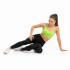 Rola pentru masaj si stretching din spuma EVA, duritate medie 55 Shore A, 33x13 cm, negru [7]