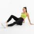 Rola pentru masaj si stretching din spuma EVA, duritate medie 55 Shore A, 33x13 cm, negru [11]