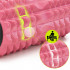 Rola pentru masaj si stretching din spuma EVA, duritate medie 55 Shore A, 33x13 cm, roz [12]
