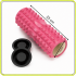 Rola pentru masaj si stretching din spuma EVA, duritate medie 55 Shore A, 33x13 cm, roz [14]
