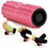 Rola pentru masaj si stretching din spuma EVA, duritate medie 55 Shore A, 33x13 cm, roz [8]