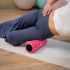 Rola pentru masaj si stretching din spuma EVA, duritate medie 55 Shore A, 33x13 cm, roz [10]