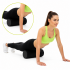 Rola pentru masaj si stretching din spuma EVA, moale 25 Shore A, 45x15 cm, negru [12]