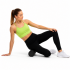 Rola pentru masaj si stretching din spuma EVA, moale 25 Shore A, 45x15 cm, negru [13]