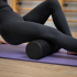 Rola pentru masaj si stretching din spuma EVA, moale 25 Shore A, 45x15 cm, negru [14]
