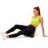 Rola pentru masaj si stretching din spuma EVA, moale 25 Shore A, 45x15 cm, negru [15]