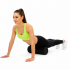 Rola pentru masaj si stretching din spuma EVA, moale 25 Shore A, 45x15 cm, negru [5]
