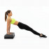 Step aerobic fitness profesional, reglabil 3 niveluri, PP, maxim 350 kg, 108x29x20 cm, negru gri [13]
