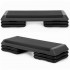 Step aerobic fitness profesional, reglabil 3 niveluri, PP, maxim 350 kg, 108x29x20 cm, negru gri [16]