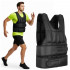 Vesta fitness cu greutati 20 kg, umplutura reglabila din nisip fier, 58x40 cm, negru [6]
