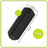 Greutati pentru incheietura mainii si glezna 2x3 kg, neopren si nisip fier, 36x15 cm, negru [7]