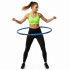 Cerc Hula Hoop pentru antrenament fitness, pliabil din 8 segmente, diametru reglabil 67-88 cm, 1 kg, gri si albastru [3]