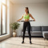 Cerc Hula Hoop pentru antrenament fitness, cu 42 elemente de masaj cu magneti, 7 segmente, 100 cm, 1 kg, negru [5]