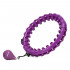 Cerc Hula Hoop pentru antrenament fitness, reglabil, cu greutate suplimentara si functie de masaj, 50-120 cm, mov [7]