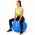 Minge pentru fitness 55 cm, antiderapanta, cu pompa inclusa, maxim 150 kg, albastru [9]