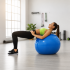 Minge pentru fitness 55 cm, antiderapanta, cu pompa inclusa, maxim 150 kg, albastru [11]