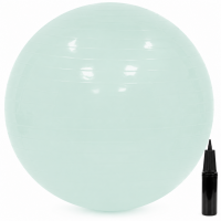 Minge pentru fitness 65 cm, antiderapanta, cu pompa inclusa, maxim 150 kg, verde menta