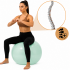 Minge pentru fitness 65 cm, antiderapanta, cu pompa inclusa, maxim 150 kg, verde menta [13]