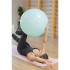 Minge pentru fitness 65 cm, antiderapanta, cu pompa inclusa, maxim 150 kg, verde menta [14]