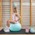 Minge pentru fitness 65 cm, antiderapanta, cu pompa inclusa, maxim 150 kg, verde menta [22]