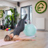 Minge pentru fitness 65 cm, antiderapanta, cu pompa inclusa, maxim 150 kg, verde menta [10]
