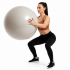 Minge pentru fitness 65 cm, antiderapanta, cu pompa inclusa, maxim 150 kg, bej [6]