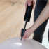 Minge pentru fitness 65 cm, antiderapanta, cu pompa inclusa, maxim 150 kg, bej [9]