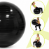 Minge pentru fitness 75 cm, antiderapanta, cu pompa inclusa, maxim 150 kg, negru [11]
