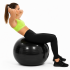 Minge pentru fitness 85 cm, antiderapanta, cu pompa inclusa, maxim 150 kg, negru [13]