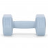 Set gantere hex 2x1 kg, bitum cu invelis rezistent PP, albastru deschis [10]