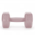 Set gantere hex 2x2 kg, bitum cu invelis rezistent PP, roz [10]