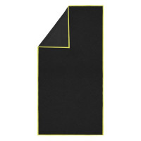 Prosop cu uscare rapida 100x180 cm, microfibra 200 GSM, cu husa transport, negru Prosop cu uscare rapida 100x180 cm, microfibra 200 GSM, cu husa transport, negru