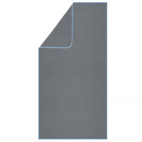 Prosop cu uscare rapida 100x180 cm, microfibra 200 GSM, cu husa transport, gri Prosop cu uscare rapida 100x180 cm, microfibra 200 GSM, cu husa transport, gri