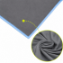 Prosop cu uscare rapida 100x180 cm, microfibra 200 GSM, cu husa transport, gri [5]