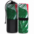 Prosop microfibra 180x100 cm, uscare rapida, compact, cu husa, model floral, verde si roz [3]