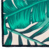 Prosop microfibra 180x100 cm, uscare rapida, compact, cu husa, model floral, alb si verde [13]