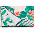Prosop microfibra 180x100 cm, uscare rapida, compact, cu husa, model floral, alb si verde [11]