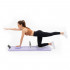 Placa multifunctionala pentru exercitii fitness sau pilates, pliabila, cu timer LCD si benzi elastice, 106x41x3 cm, mov [20]