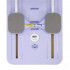 Placa multifunctionala pentru exercitii fitness sau pilates, pliabila, cu timer LCD si benzi elastice, 106x41x3 cm, mov [30]