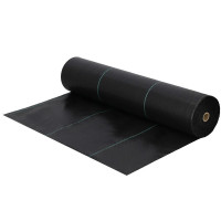Folie agrotextil, mulcire, antiburuieni, filtru UV, 50 x 1.1metri, 70g/m2, negru