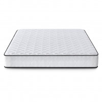 Saltea cu arcuri si husa de protectie, 7 zone confort, duritate H3 medie, inaltime 24 cm, alb, 180x200 cm Saltea cu arcuri si husa de protectie, 7 zone confort, duritate H3 medie, inaltime 24 cm, alb, 180x200 cm