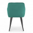 Set 2 scaune dining tapitate din catifea Diamante, 55x58x83 cm, maxim 120 kg, verde [6]