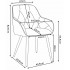 Set 2 scaune dining tapitate din catifea Diamante, 55x58x83 cm, maxim 120 kg, turcoaz [13]