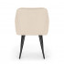Set 2 scaune dining tapitate din velur Florence, 55x58x82 cm, maxim 120 kg, bej [6]