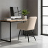 Set 2 scaune dining tapitate din velur Florence, 55x58x82 cm, maxim 120 kg, bej [9]